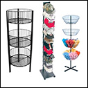 Freestanding Wire Floor Displays