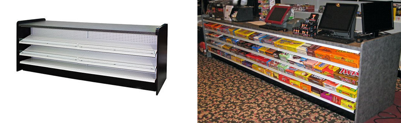 Gondola Shelving Counter RS