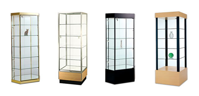 Tower Display Cases