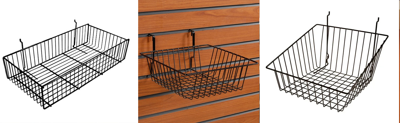 Slatwall Baskets
