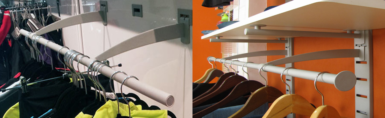 Slatwall Hangbar Displays & Brackets