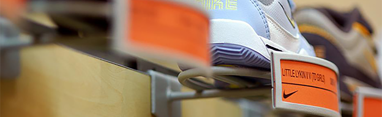Slatwall Shoe & Cap Displays