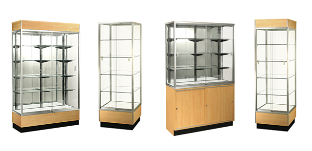 Standard Wall & Tower Display Showcases