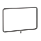 Sign Holder with fitting at bottom that accepts stems with 3/8 or 1/4