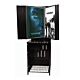 poster display, flip style poster display, poster display with rolled poster storage