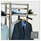 The Pearl District Front Facing Hangrod features a 14'' projection, and attaches right below the Pearl District shelf front-to-back.