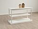 The three-tiered Draper’s table is constructed with strong wood and has a 3 tiered structure provides an excellent storage area for all kinds of materials such as linens or office supplies without taking up too much space.  Size: 60