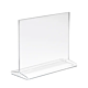 Acrylic Top Load Sign Holders for Countertop is Impact-resistant and Primarily used on countertops, shelves or tables. Dimensions: 7