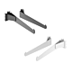 Aspect Wood Shelf Bracket Set includes a right and a left offset bracket designed specifically for the Aspect Wooden Retail Display Shelves.  The brackets measure approximately 13-1/16