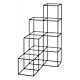 Abstracta Stepped Shelving Display