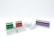 Acrylic display trays are used to organize and display small merchandise. These trays work great as a shelf organizer or as a counter top display. Available in single packs and multi-packs. The tray is made from 3/16” thick acrylic. and comes in three dif