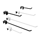Aspect Saddle Mount Display Hook.  Available in 4