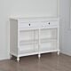 White Back Cash Wrap/ Hutch Base is a perfect display fixture for any retail or home setting. This functions as a cash wrap station with two adjustable shelves and an expansive counter top for plenty of room when packaging orders. Size: 72
