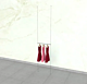 Cable Clothing Unit with 1 Hanging Rail – 24″.  Adjustable Height: up to 19' and Width of 36