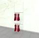 Cable Clothing Unit with 2 Hanging Rails – 36″.  Adjustable Height: up to 19' and Width of 36