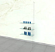 Extension Kit for Cable ceiling-to-floor kit for shelving.  Adjustable from 36” to 19’ and can accommodate glass shelves up to 36” L and 8” to 16” D.  