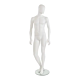 City Male Mannequin Pose 3 with Oval head shows the male form with his right leg bent slightly at the knee, both hands down along the sides with the head facing to the left. 