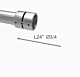 Cable Display Kit Hanging Rail with Cable Connectors