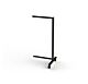 Vertik 2 Way 26″ Floor Stand Extension Unit for shelving, footwear store, pharmacies. Chic Black. Setting Dimensions: 26