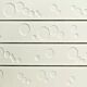 White Bubble Textured Slatwall Panels measure 3/4''D x 2' Hx 8'L' with grooves spaced 6'' apart.  Textured slatwall panels come complete with paint matched aluminum groove inserts for added strength.  
