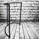 Industrial  Steel Pipeline Half Round Rack with Matte Black finish is 54