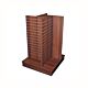 The Cherry Pinway Slatwall Merchandiser uses all slatwall display accessories.  This unit gives you 32 square feet of display area using only three square feet of floor space Unit Dimensions are 36