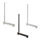 The L-Shaped base allows gridwall panels to be used as a one sided wall display.  