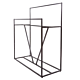  Linea Double Bar Apparel Rack with V-Brace 