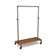 Anthracite Grey  Adjustable Pipe Ballet Bar Rack constructed of heavy duty 1 1/4
