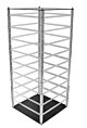 Revolving Earring Display made from Acrylic,displays up to 144 of the 2