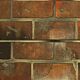 Sandstone Brick Textured Slatwall Panels measure 3/4''D x 2' Hx 8'L' with grooves spaced 6'' apart.  Textured slatwall panels come complete with paint matched aluminum groove inserts for added strength.  