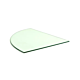Tempered Quarter Round Glass for Cubbie Displays