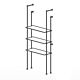 Floor to Wall Tube Kit for 3 Glass Shelves 