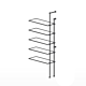 Floor to Wall Tube Extension Kit for 5 Glass Shelves 