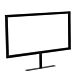 Sign Holder Accessory for the 4-Way Apparel Display with metal tube structure, slotted uprights, and MDF base with Rustic Barn finish. 