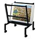 V Shaped Art Rack