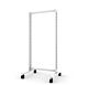 Vertik 2 Way 26″ Floor Stand Base Unit for shelving, footwear store, pharmacies.  Pure White. Setting Dimensions: 26