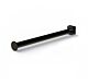 Vertik - 12″ Round Tubing Faceout, Chic Black.  Max Weight Load : 37 Lbs. Material: Metal. For use with the Vertik Hangrail.   