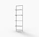 Vertik Wall Mounted Retail Display Shelf Unit, For 4 Shelves, 14″-16″D | Pure White, 1-Section
