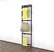 Vertik Wall Mounted Retail Clothing Display Unit with 3 Faceouts | Chic Black.  26