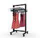 Vertik - 26″ Retail Clothing and Shelving Vertik Stand|Chic Black