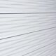 White Wave Textured Slatwall Panels measure 3/4''D x 2' Hx 8'L' with grooves spaced 6'' apart.  Textured slatwall panels come complete with paint matched aluminum groove inserts for added strength.  